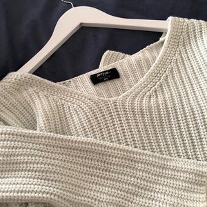 Nasty Gal Mint Green Knit Sweater